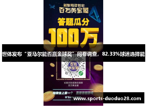 世体发布“亚马尔能否赢金球奖”问卷调查,82.33%球迷选择能 世体发布“亚马尔能否赢金球奖”问卷调查,82.33%球迷选择能